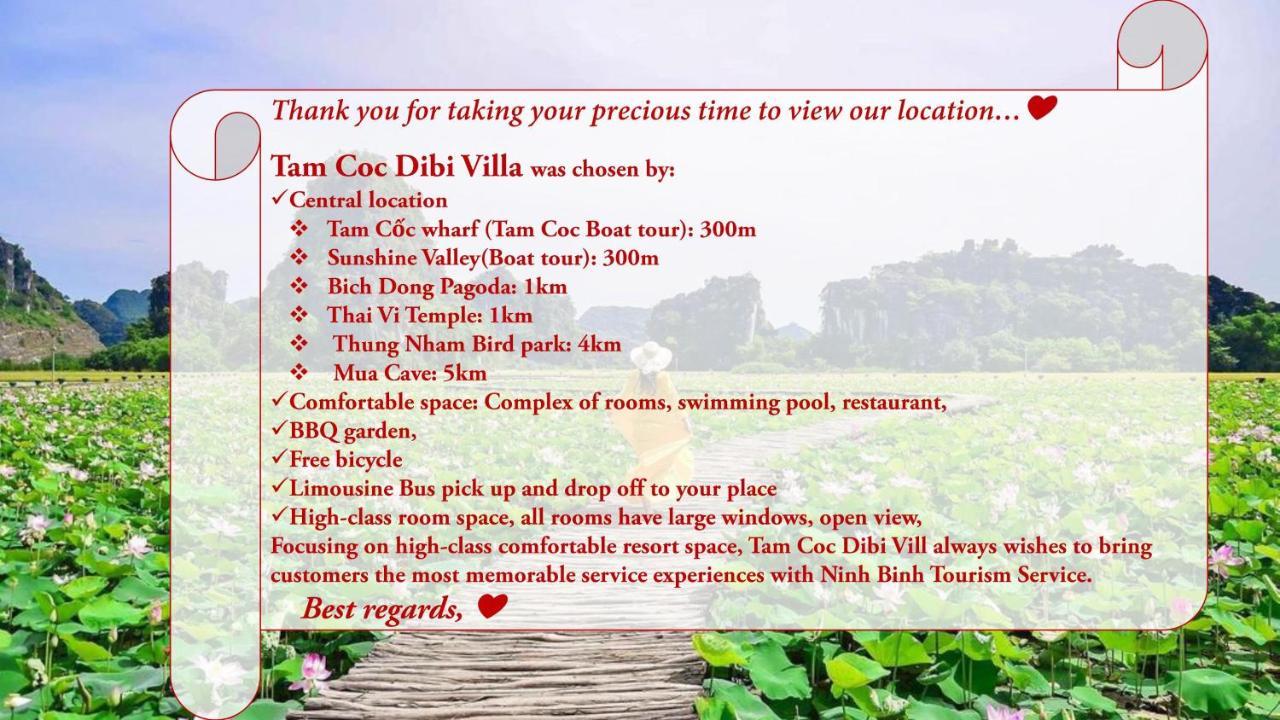 Tam Coc Dibi Villa Νιν Μπιν Εξωτερικό φωτογραφία